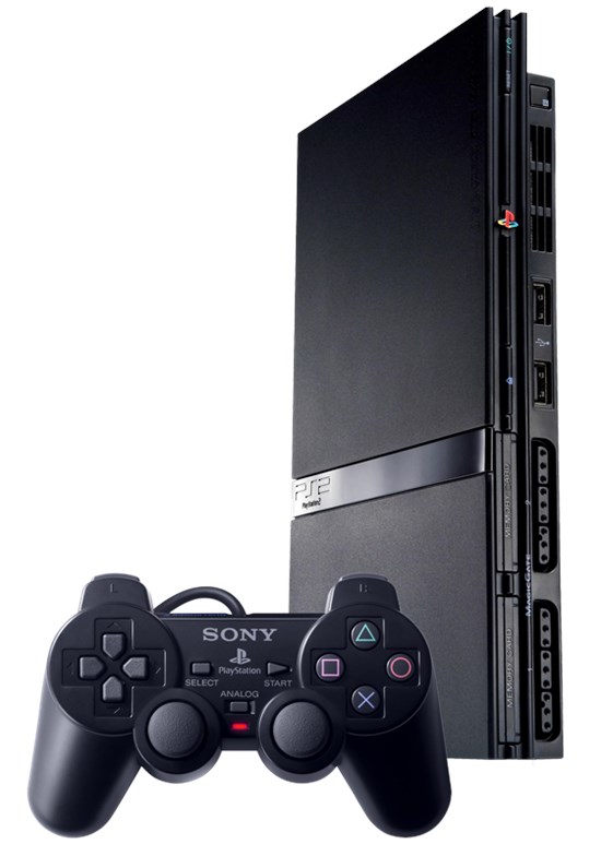 Sony PlayStation 2 Konsole Slim inkl. Controller - Schwarz