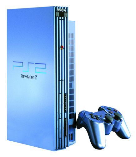 Sony Playstation 2 Konsole inkl. Controller und Memorycard - Aqua Blue