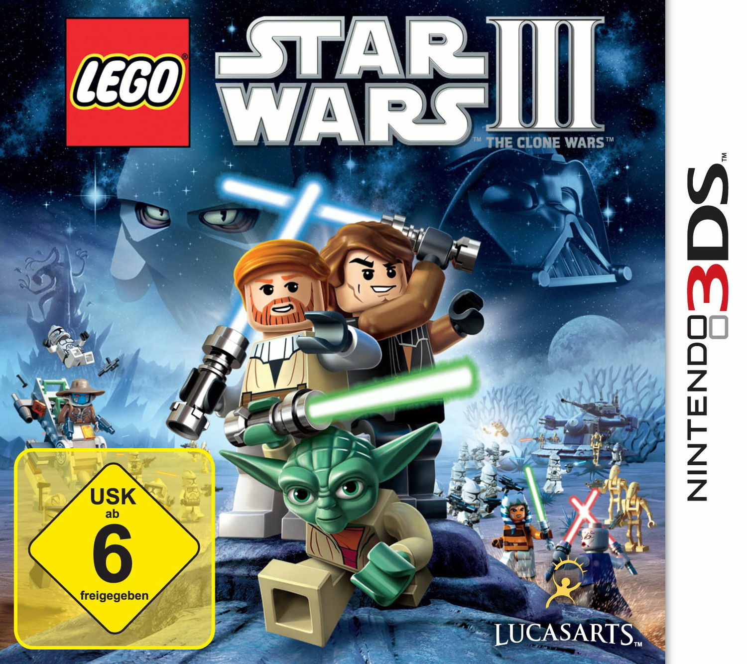 Lego Star Wars III: The Clone Wars - [3DS]