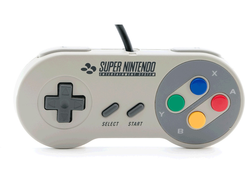 SNES Super Nintendo Controller - Grau