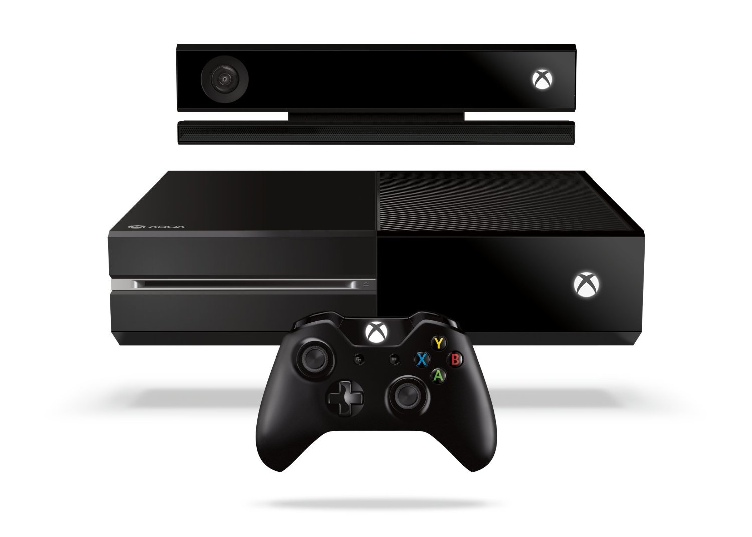 Microsoft Xbox One Konsole 500GB inkl. Kinect Sensor und Wireless Controller - Schwarz