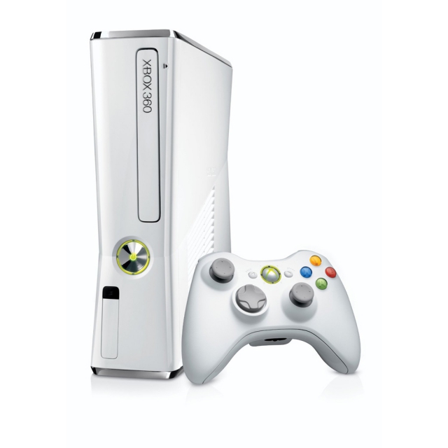 Microsoft Xbox 360 Konsole Slim 320GB - inkl. Controller - Weiß
