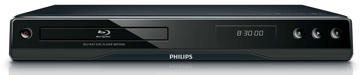 Philips BDP2500 Blu-ray Player - Schwarz