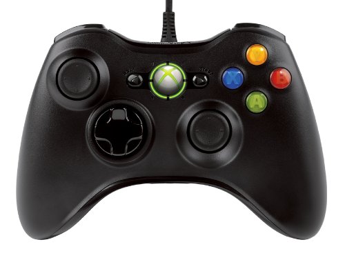 Microsoft Xbox 360 Kabel-Controller - Schwarz