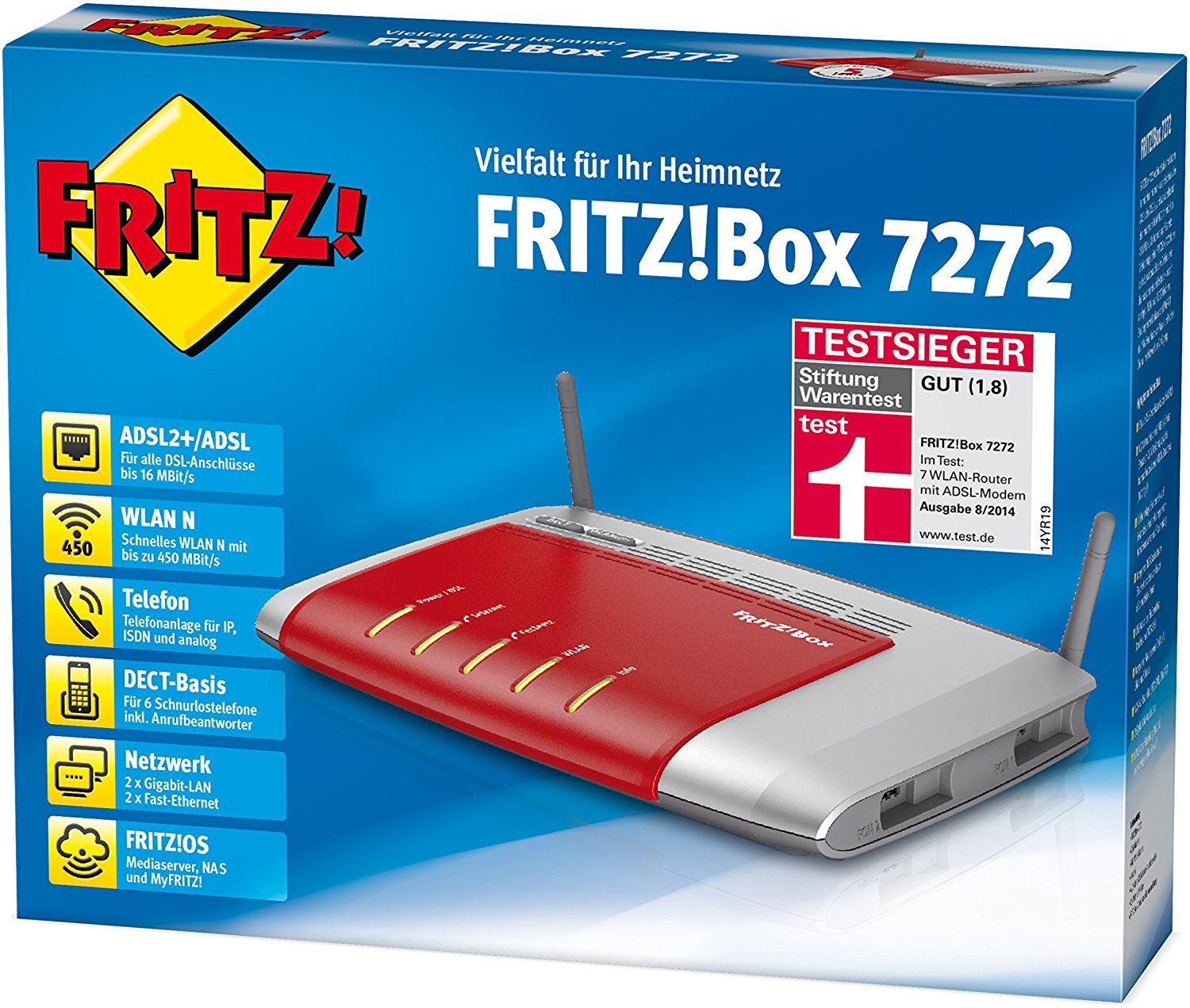 AVM FRITZ!Box 7272 WLAN-Router