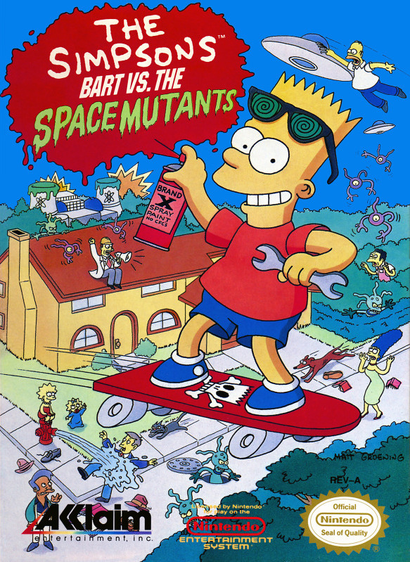 The Simpsons: Bart vs. The Space Mutants - [NES]