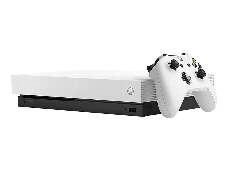 Microsoft Xbox One X Konsole 1TB inkl. Wireless Controller - Weiß