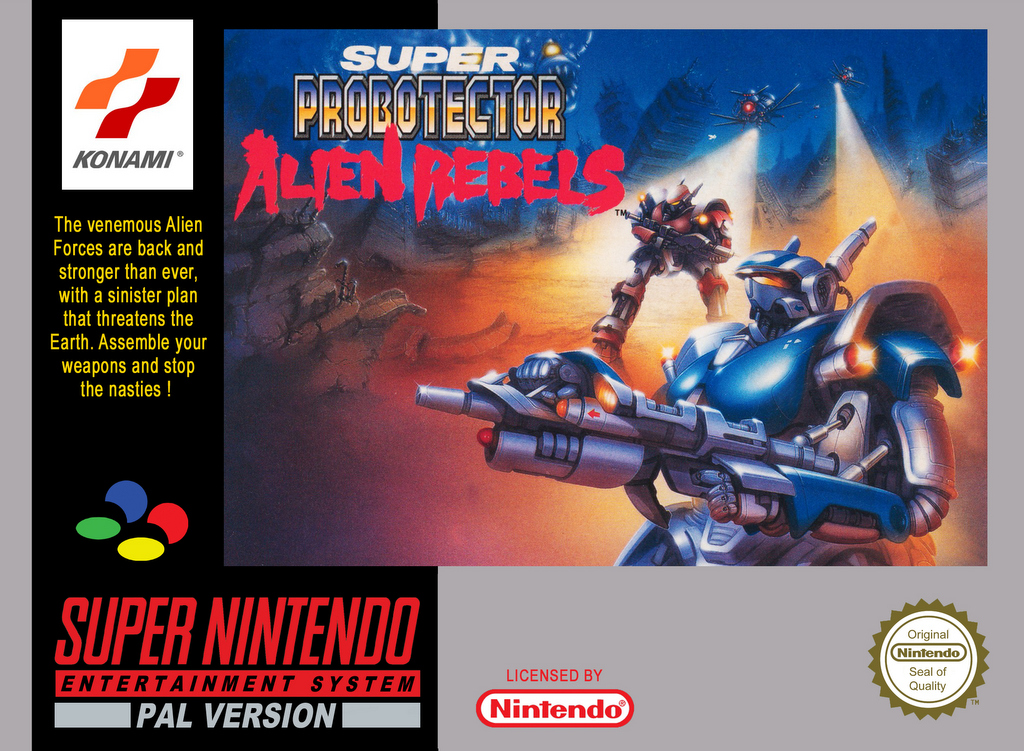 Super Probotector: Alien Rebels - [SNES]