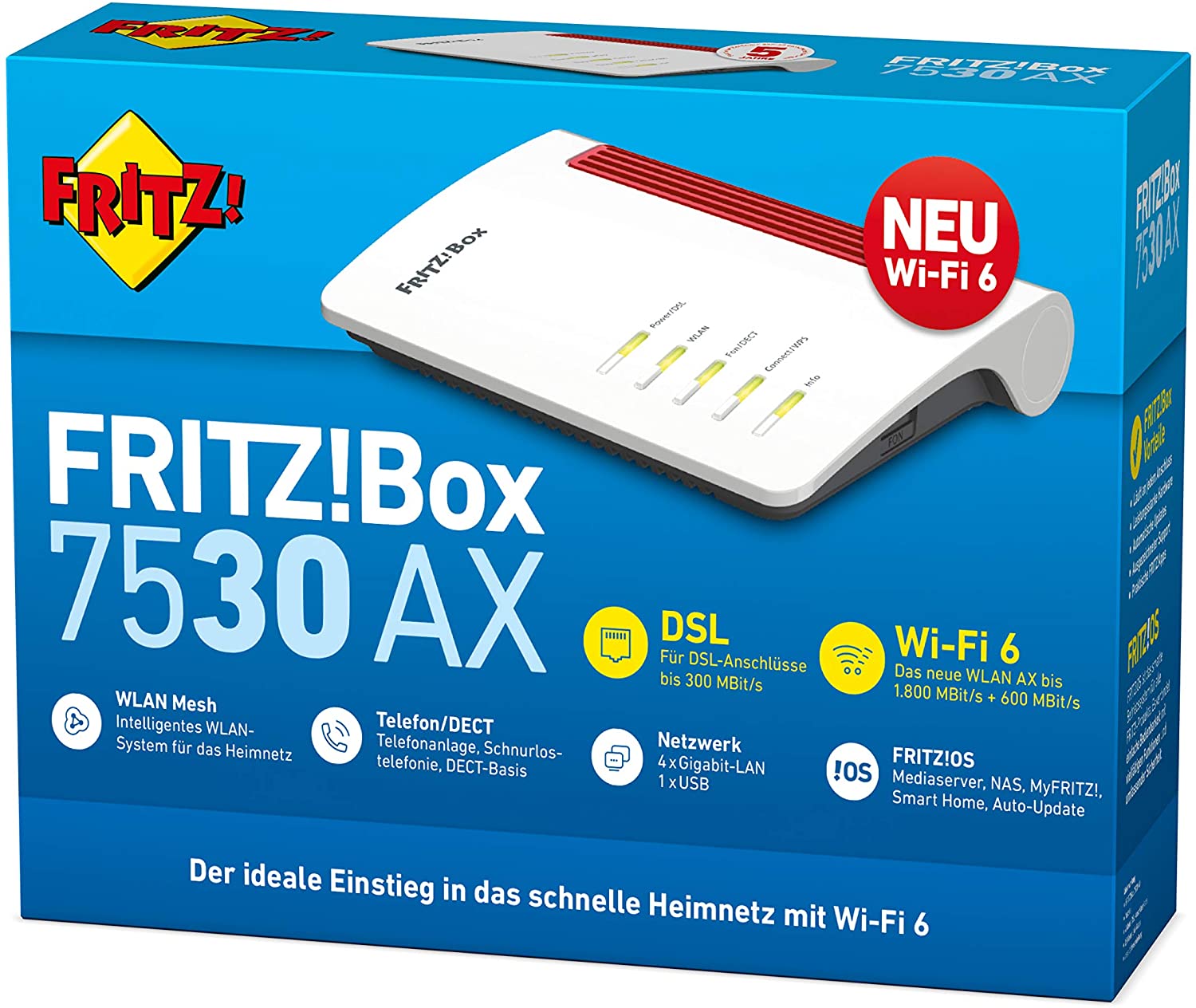 AVM FRITZ!Box 7530 AX WI-FI 6 Router