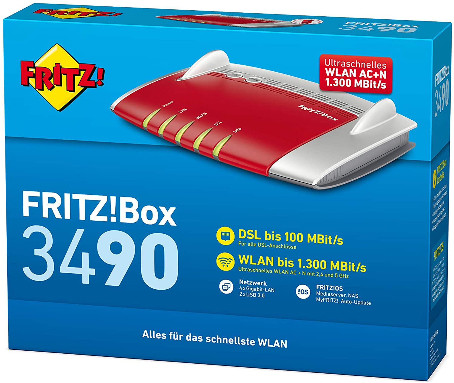 AVM FRITZ!Box 3490 - WLAN-Router