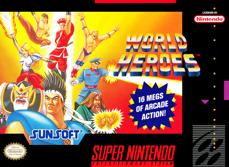 World Heroes - [SNES]