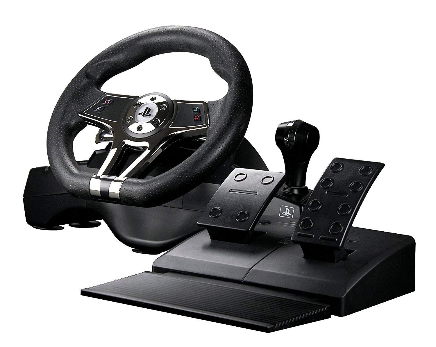 Hurricane - Racing Steering Wheel inkl. Pedale - Schwarz - [PS4]