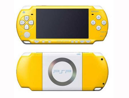 Sony PSP Konsole Slim & Lite (Modell 2004) Simpsons Edition - Gelb