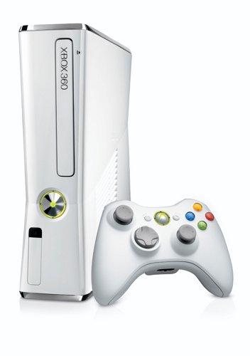 Microsoft Xbox 360 Konsole Slim 4GB - inkl. Wireless Controller - Weiß