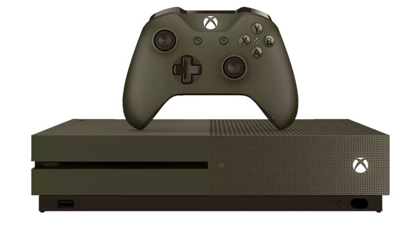 Microsoft Xbox One S Konsole 1TB inkl. Wireless Controller - Battlefield 1 Special Edition