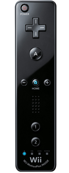 Nintendo Wii Remote Plus - Schwarz