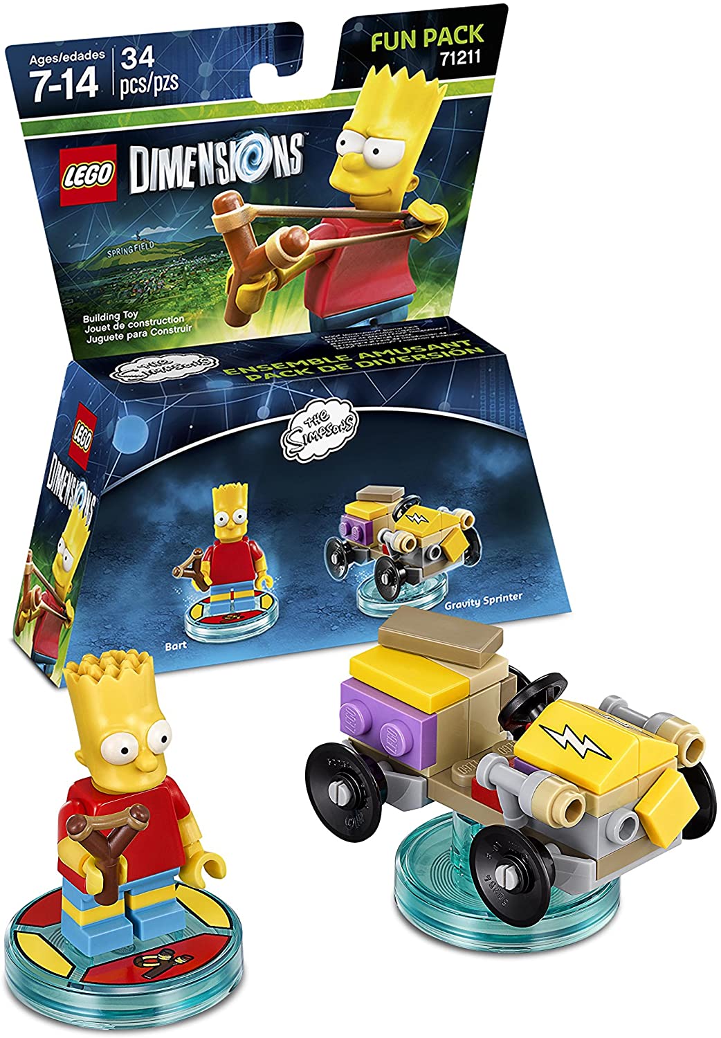 LEGO Dimensions - Fun Pack (71211) - The Simpsons (Bart, Gravity Sprinter)