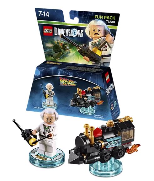 LEGO Dimensions - Fun Pack (71230) - Zurück in die Zukunft - (Doc Brown, Time Travel Train)