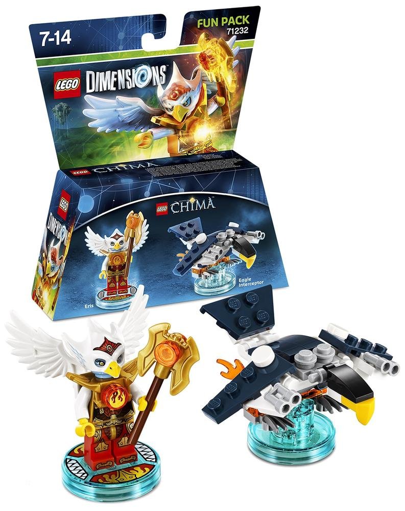 LEGO Dimensions - Fun Pack (71232) - LEGO Chima - (Eris, Eagle Interceptor)