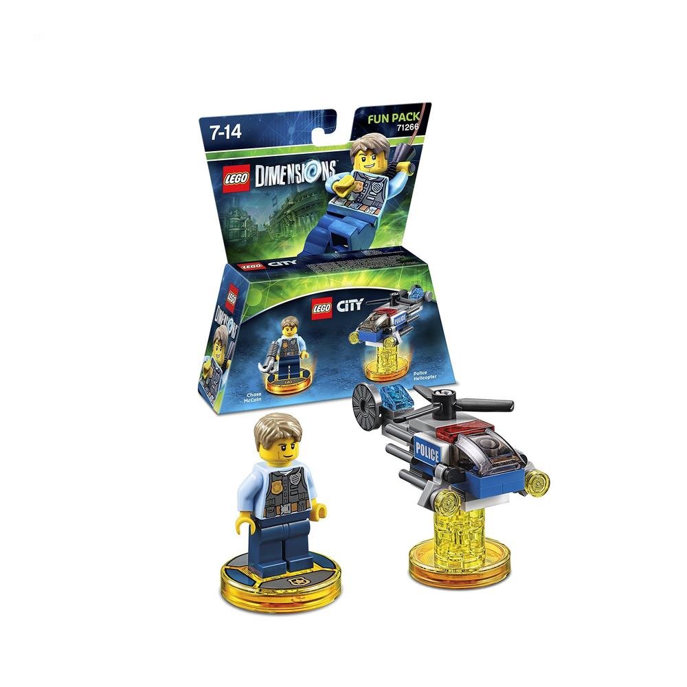 LEGO Dimensions - Fun Pack (71266) - LEGO City (Chase McCain, Helicopter)