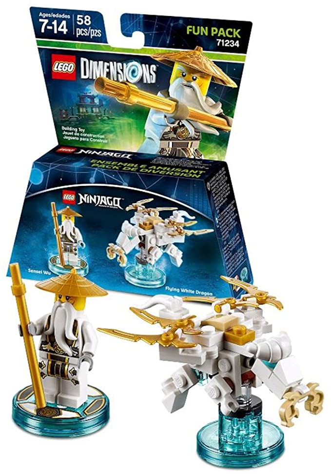 LEGO Dimensions - Fun Pack (71234) - LEGO Ninjago (Sensei Wu, Flying White Dragon)