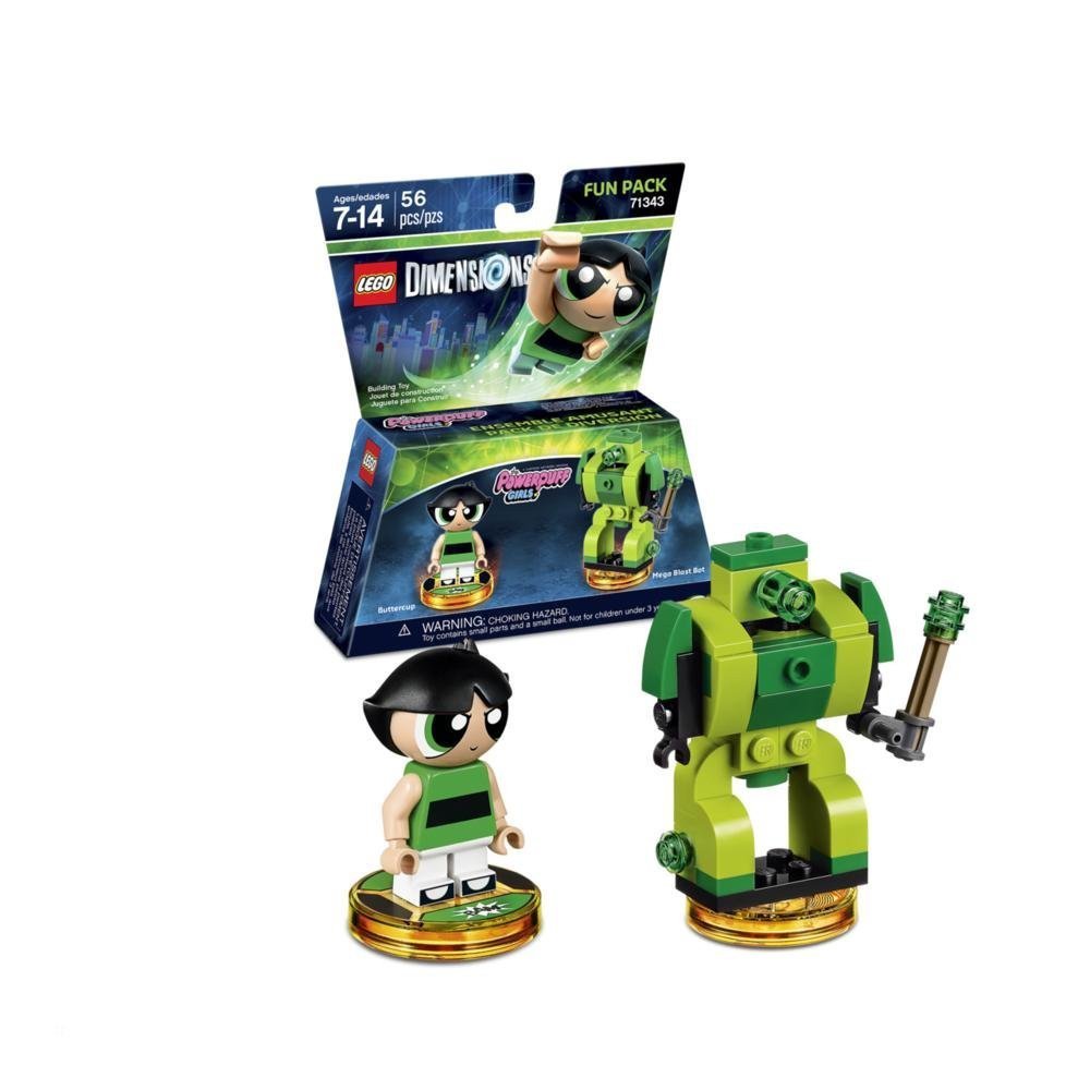 LEGO Dimensions - Fun Pack (71343) - The Puff Power Girls (Buttercup, Mega Blast Bot)