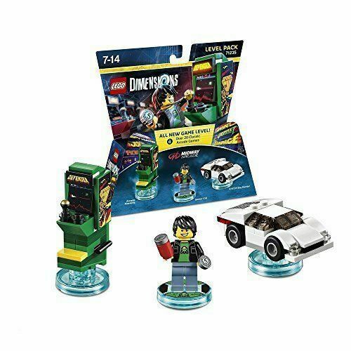 LEGO Dimensions - Level Pack (71235) - Midway Arcade (Gamer Kid, Arcade Machine, G-6155 Spy Hunter)