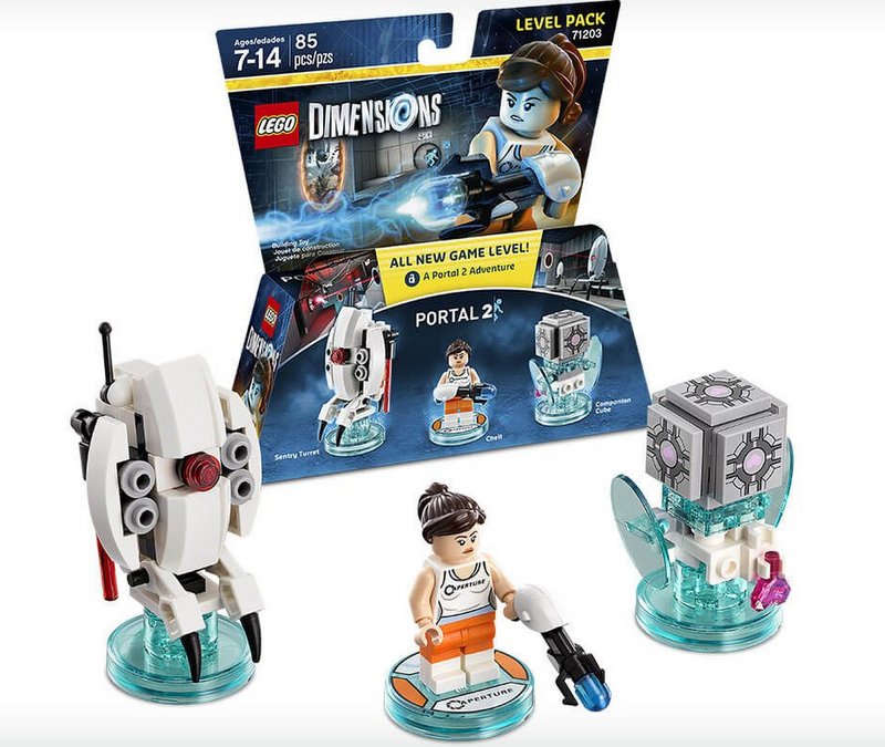 LEGO Dimensions - Level Pack (71203) - Portal 2 (Chell, Companion Cube, Sentry Turrent)