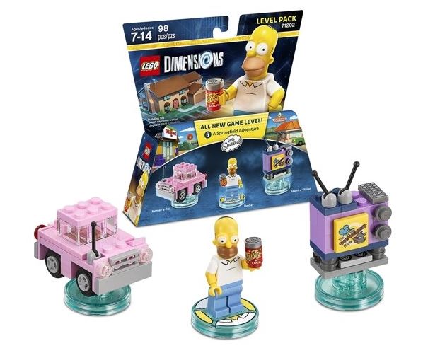 LEGO Dimensions - Level Pack (71202) - Simpsons (Homer, Taunt-o-Vision, Homers Car)