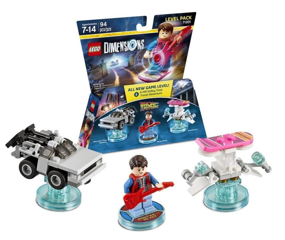 LEGO Dimensions - Level Pack (71201) - Zurück in die Zukunft (Marty McFly, DeLoreen, Hoverboard)