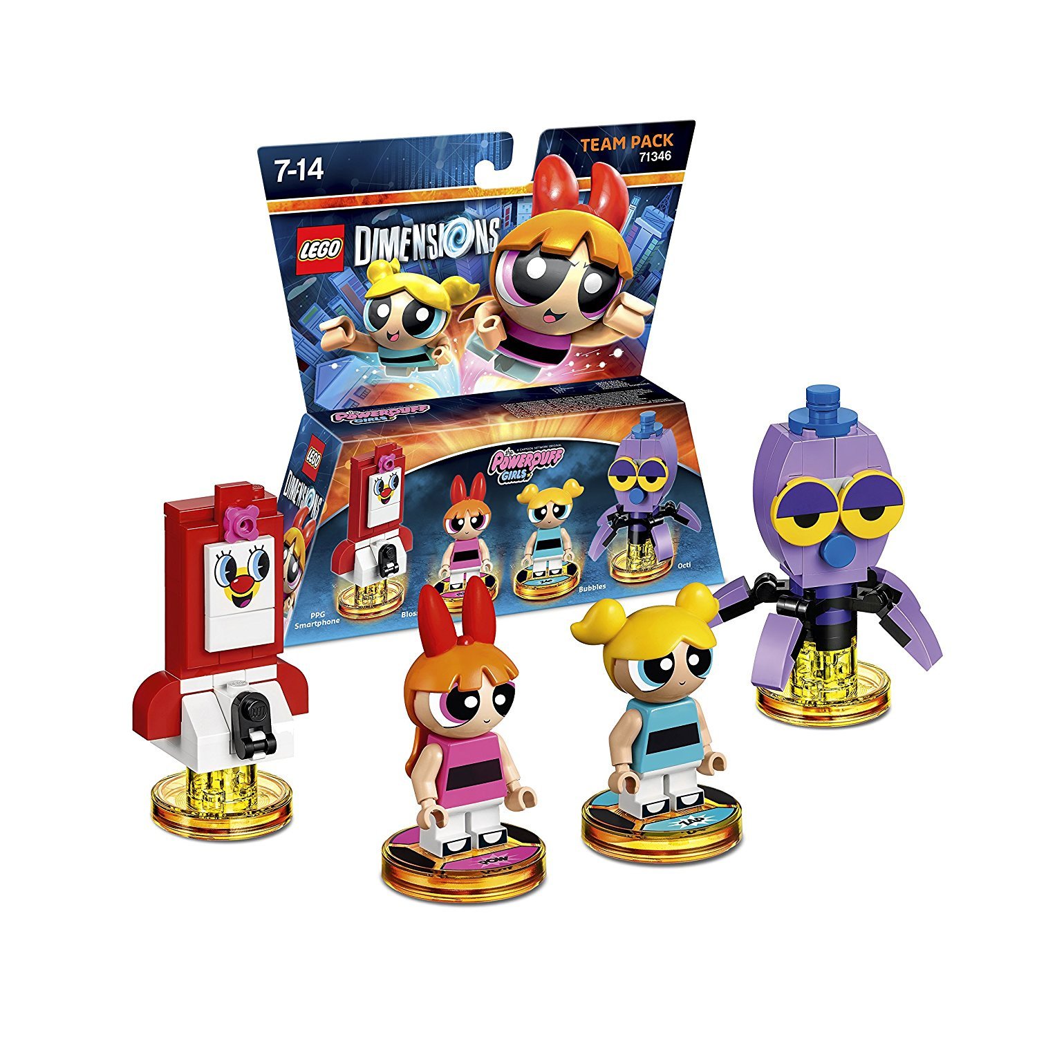 LEGO Dimensions - Team Pack (71346) - The Puff Power Girls (Blossom, Bubbles, Octi, PPG Smartphone)