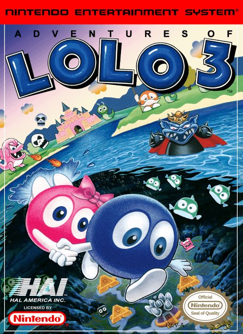 Adventures of Lolo 3 - [NES]