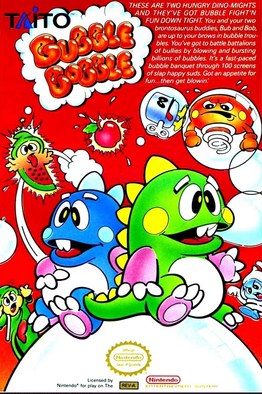 Bubble Bobble - [NES]