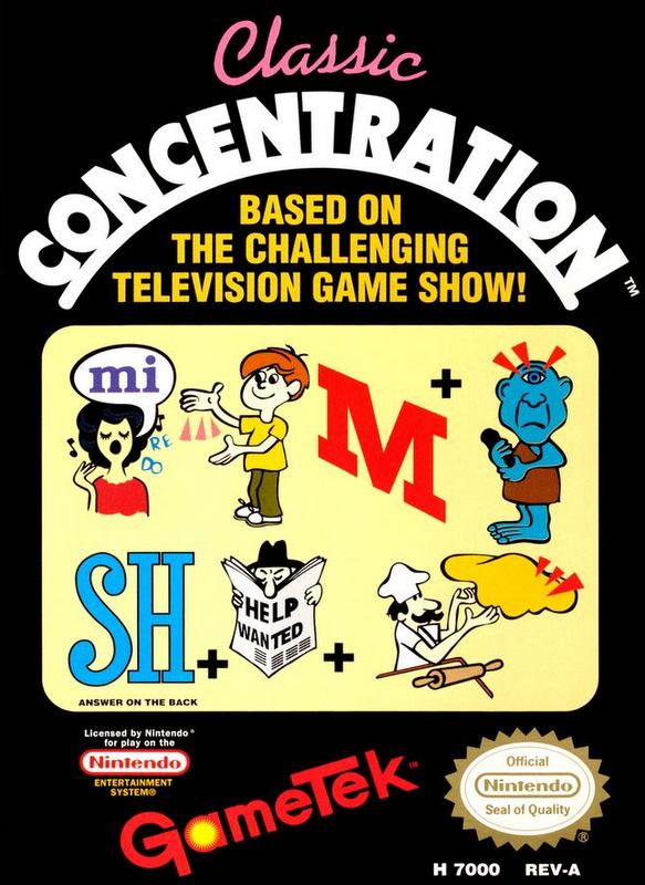 Classic Concentration - [NES]