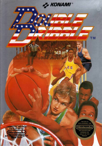 Double Dribble Basketball - [NES]