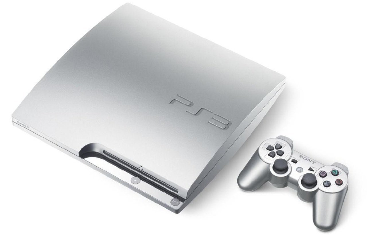 Sony PlayStation 3 Konsole Slim 320GB inkl. DualShock 3 Wireless Controller - Silber