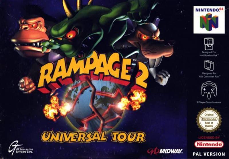 Rampage 2: Universal Tour - [N64]