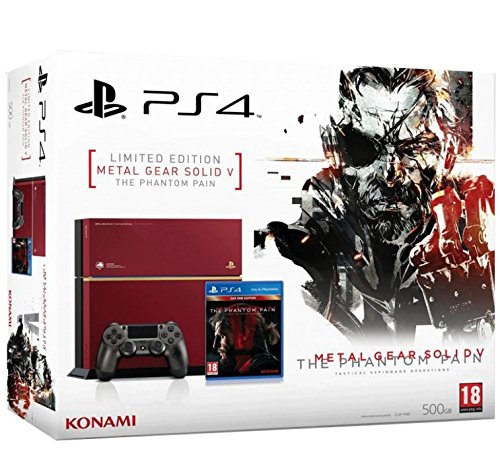 Sony PS4 Konsole 500GB inkl. Wireless Controller - [Limited Metal Gear Solid V - The Phantom Pain Edition]