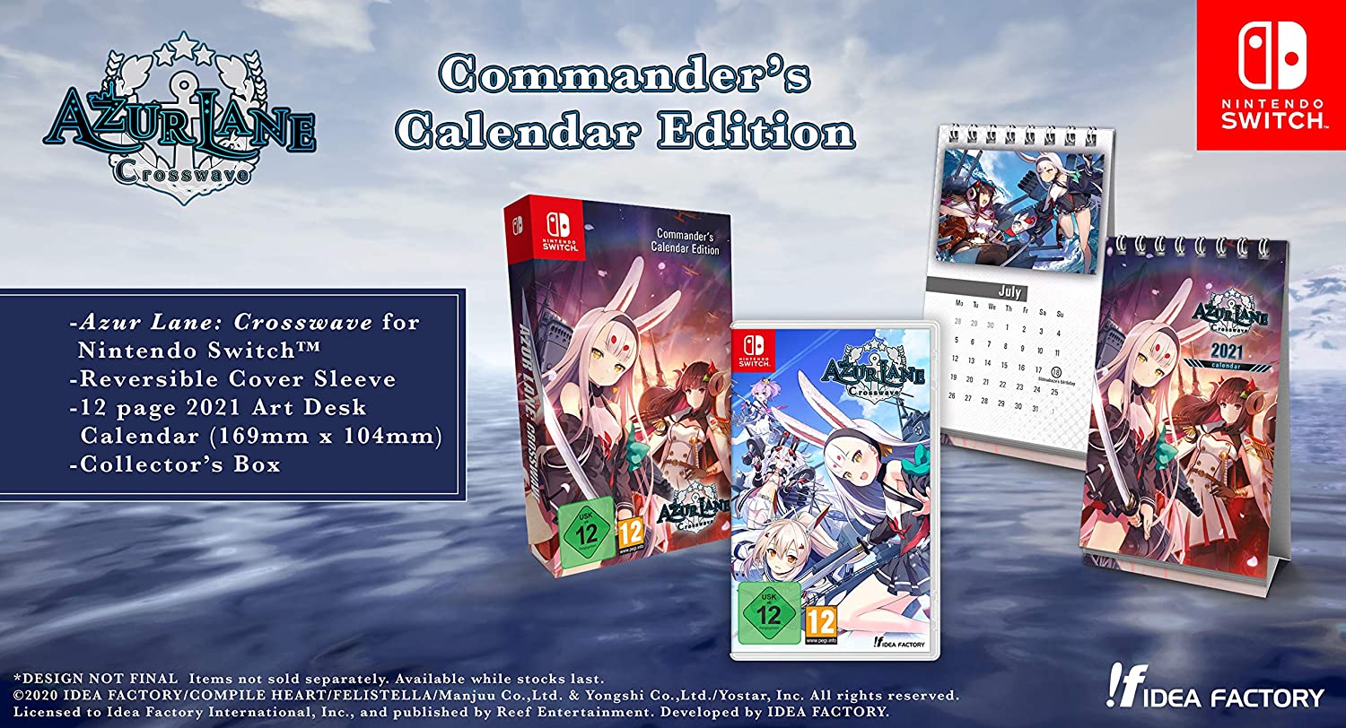 Azur Lane: Crosswave - Commander's Calendar Edition - [Nintendo Switch]