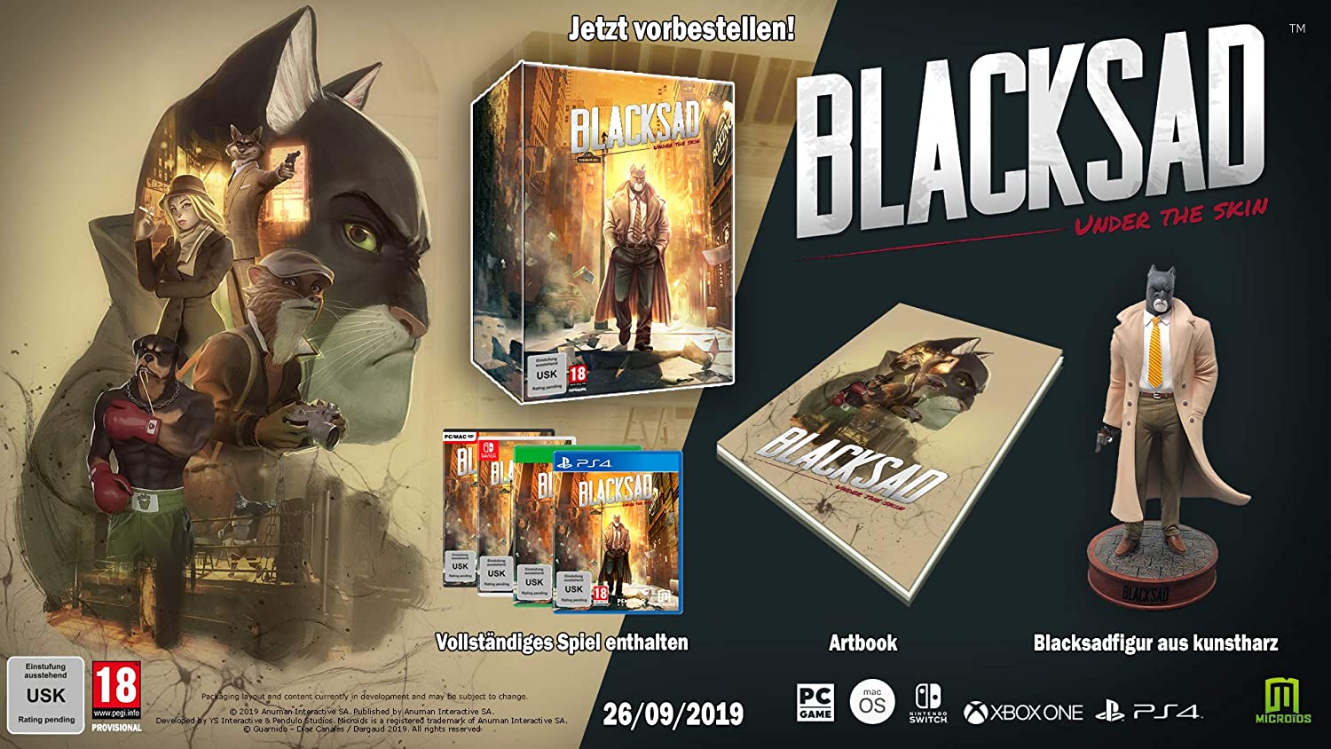 Blacksad - Under the skin - Collector's Edition - [Switch]