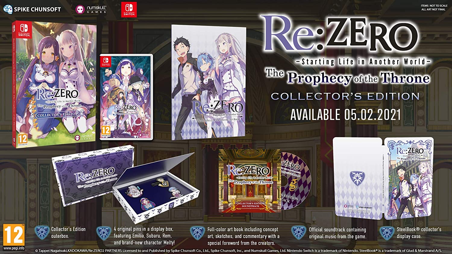 RE:Zero -The Prophecy of the Throne Collector's Edition - [Nintendo Switch]