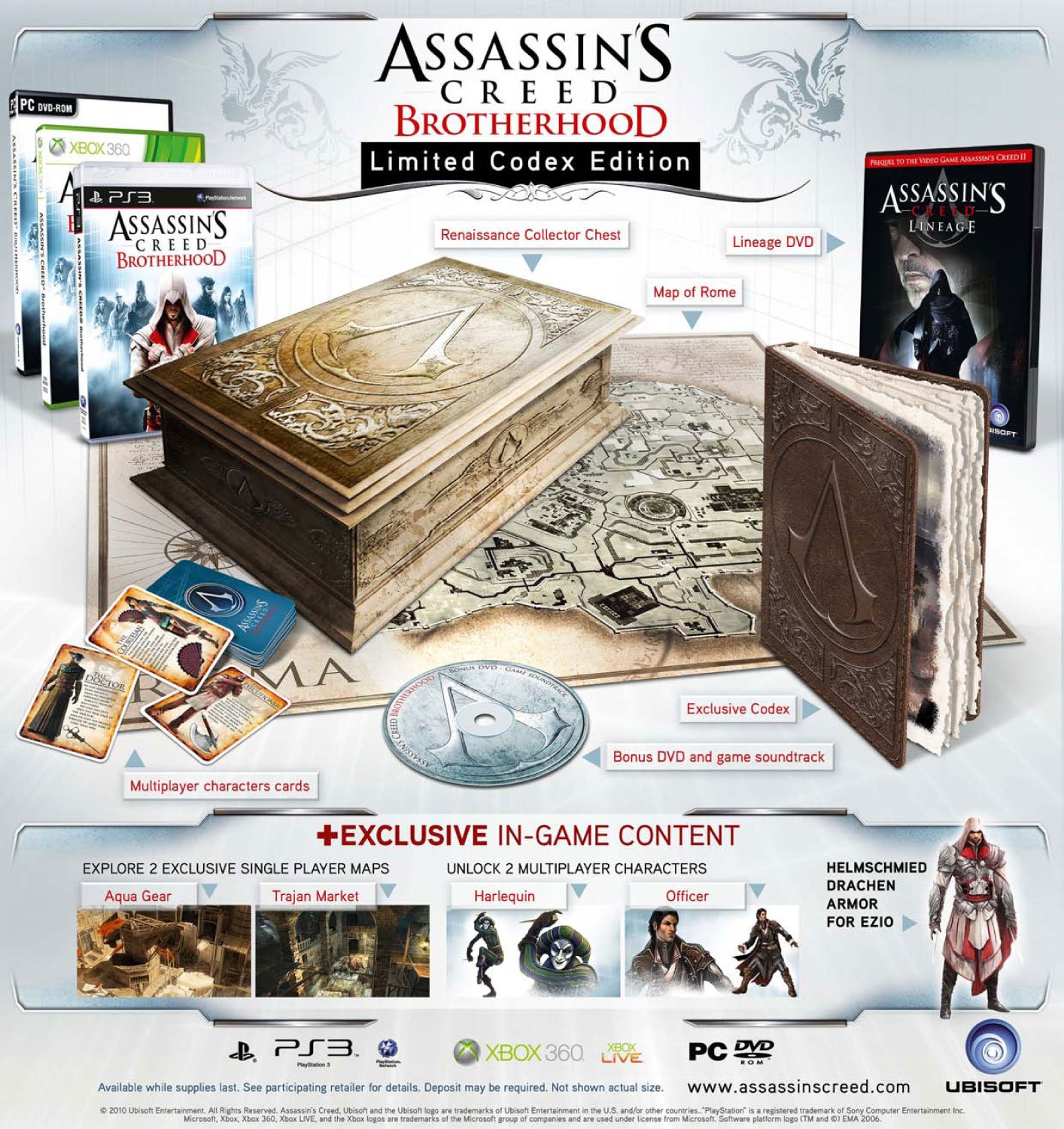 Assassin's Creed Brotherhood - Limited Codex Edition - [Xbox 360]