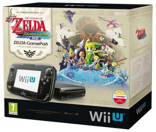 Nintendo Wii U Konsole - The Legend of Zelda - The Wind Waker HD Premium Pack - 32GB - Schwarz