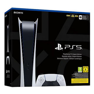 PS5 Konsole - 825GB - (Digital Edition) inkl. PS5 Wireless Controller - Weiß